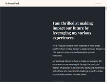 Tablet Screenshot of parksehwan.com